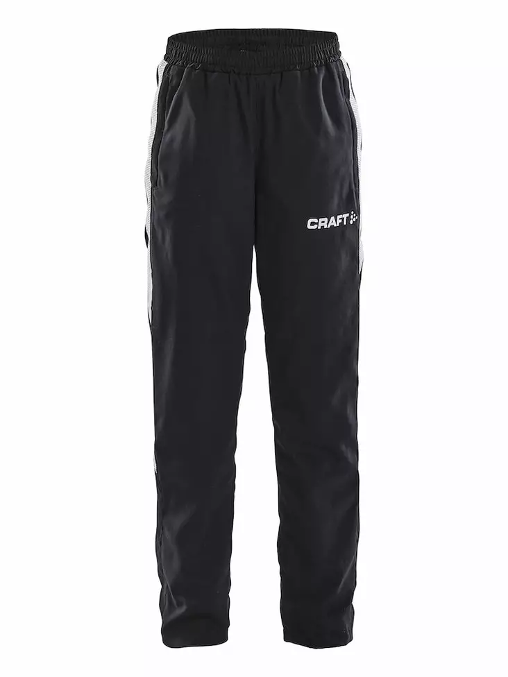 Pro Control Woven Pants Jr, BLACK-WHITE - Craft Vaatteet - 1906712-999900 - 1
