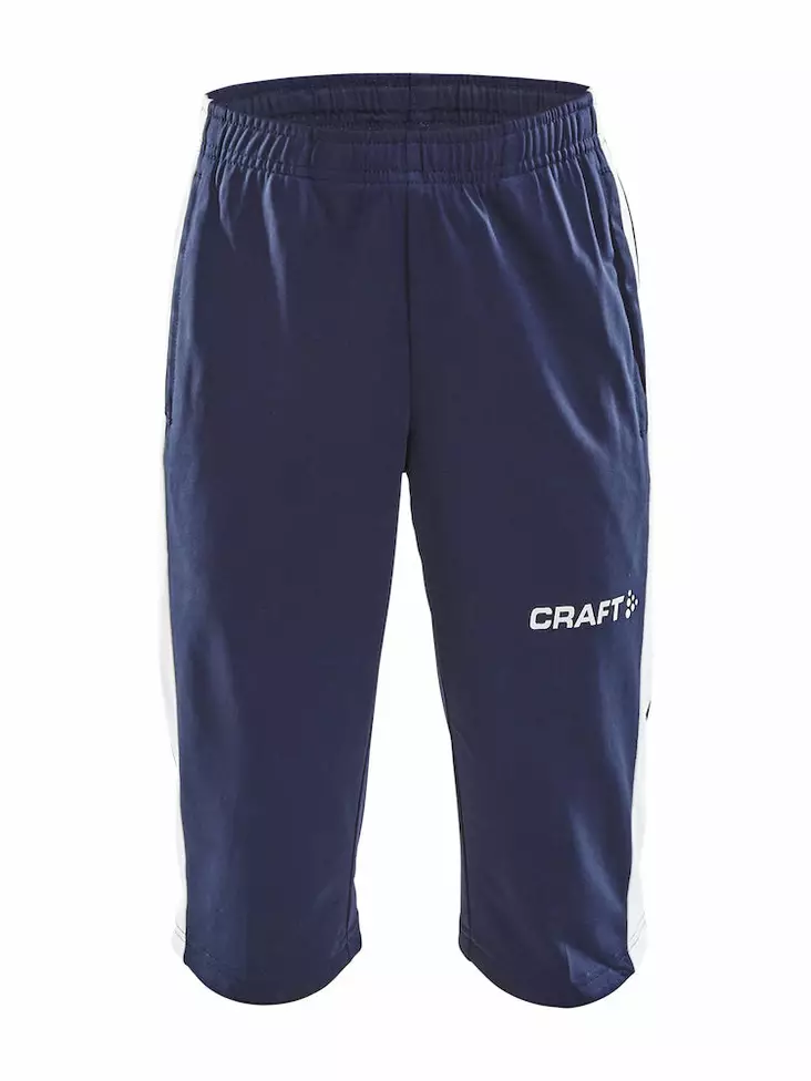 Progress 3/4 Pants Jr, NAVY-WHITE - Craft Vaatteet - 1907116-390900 - 1