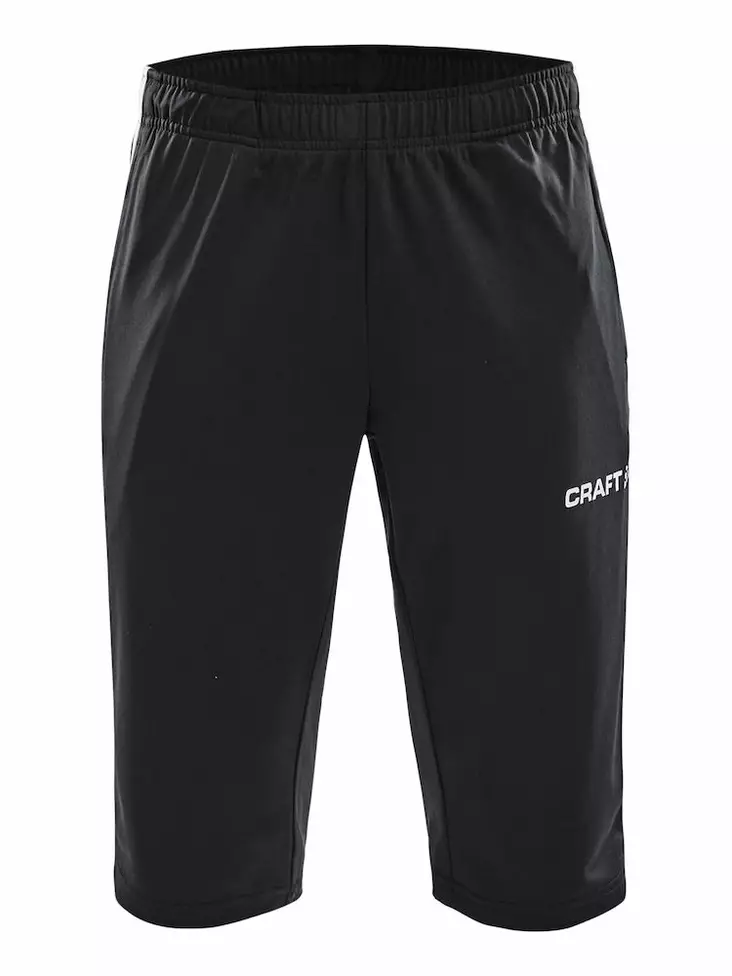 Progress 3/4 Pants W, BLACK-WHITE - Craft Vaatteet - 1907115-999900 - 1