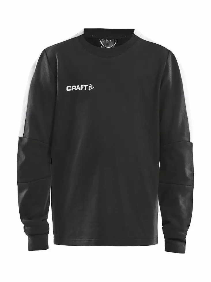 Progress GK Sweatshirt Jr, BLACK-WHITE - Craft Vaatteet - 1907949-999900 - 1