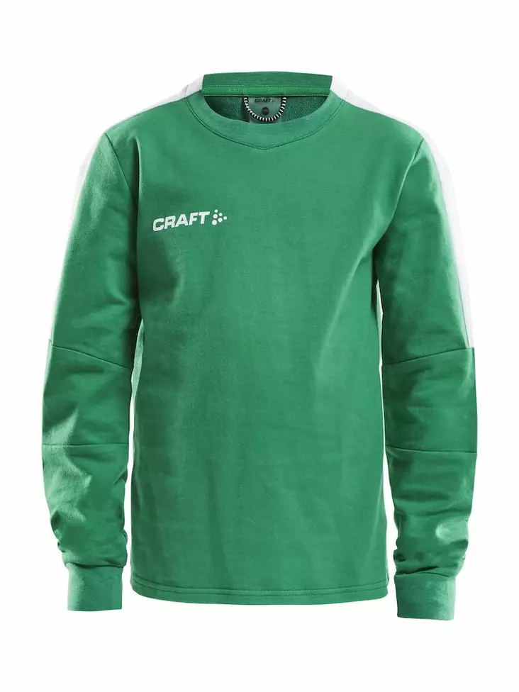 Progress GK Sweatshirt Jr, TEAM GREEN-WH - Craft Vaatteet - 1907949-651900 - 1