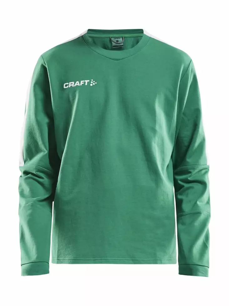 Progress GK Sweatshirt M, TEAM GREEN-WHI - Craft Vaatteet - 1907947-651900 - 1
