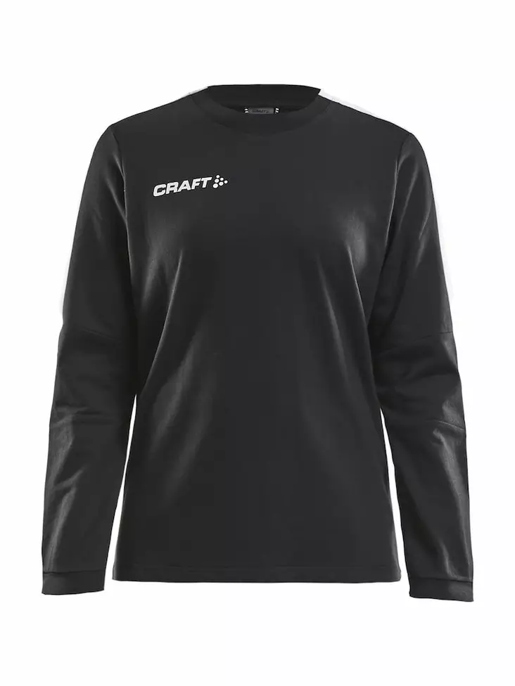 Progress GK Sweatshirt W, BLACK-WHITE - Craft Vaatteet - 1907948-999900 - 1