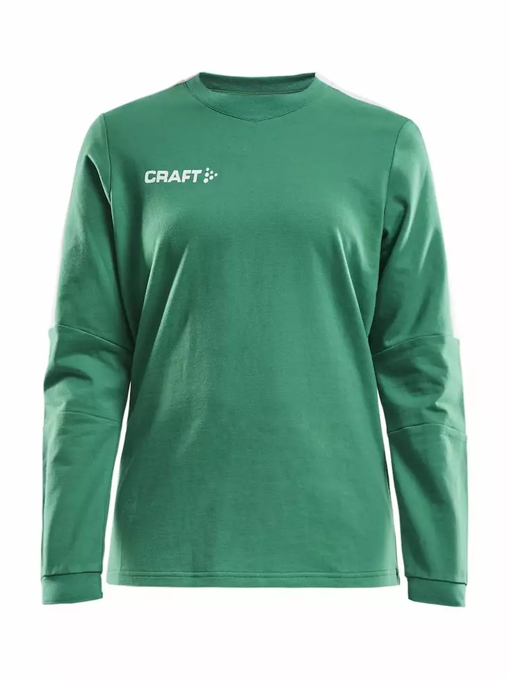 Progress GK Sweatshirt W, TEAM GREEN-WHI - Craft Vaatteet - 1907948-651900 - 1