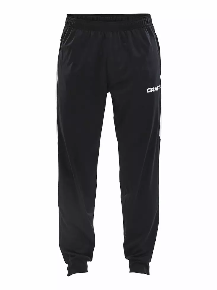 Progress Pant Straight M, BLACK/WHITE - Craft Vaatteet - 1905981-9900 - 1