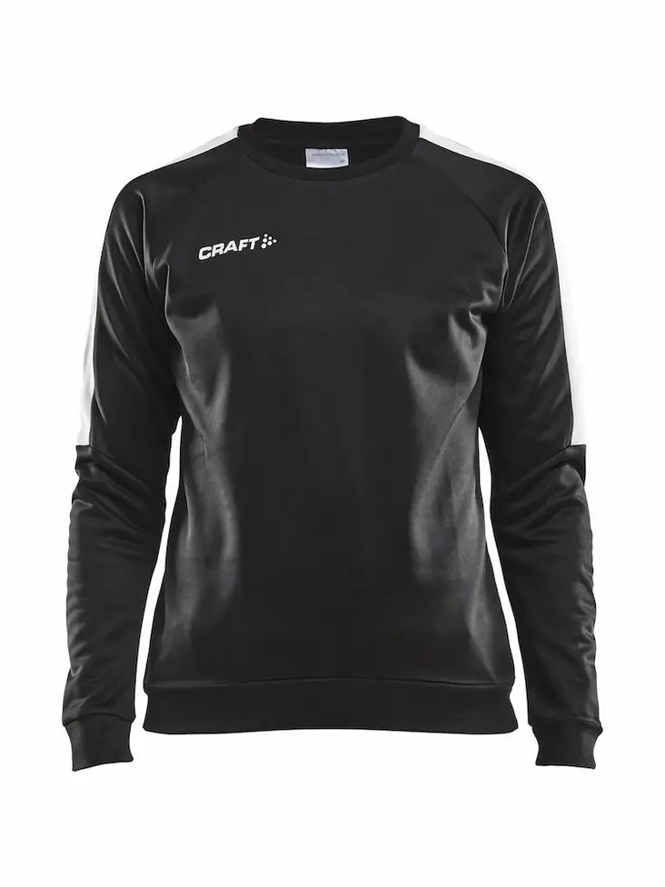 Progress R-Neck Sweather W, BLACK-WHITE - Craft Vaatteet - 1906981-999900 - 1