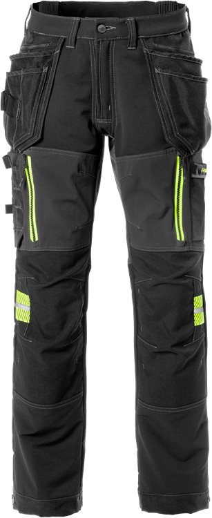 Rakentajan stretch housut 2566 STP, Must - Fristads Työhousut - 129487-940 - 1