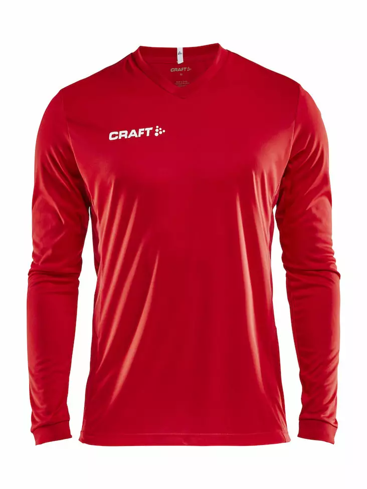 Squad Jersey Solid LS M, Bright Red - Craft Vaatteet - 1906884-1430 - 1
