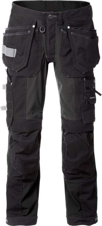 Stretch housut 2530 CYD, Musta - Fristads Työhousut - 121314-940 - 1