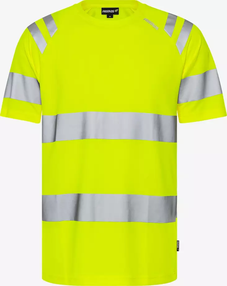 High vis Green tekninen T-paita lk 3 7860 GPST - Fristads Huomiopaidat - 301021-130 - 1