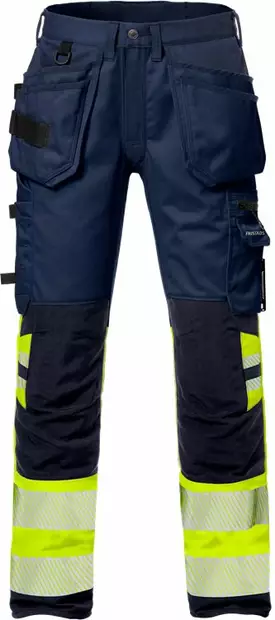 HV rakentajan stretch housut naisten LK1 - Fristads Huomiohousut - 127736-171 - 1