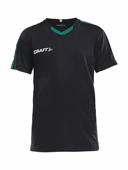 PROGRESS Jersey Contrast JR, BLACK/TEAM - Craft Vaatteet - 1905583-9651 - 1