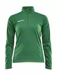 PROGRESS Halfzip LS Tee WMN, Team Green/ - Craft Vaatteet - 1905625-1651 - 1