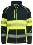 ProJob 6443 Softshell-takki EN ISO 20471 - Projob Huomiotakit - 646443-11 - 1