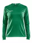 Squad Jersey Solid LS W, Team Green - Craft Vaatteet - 1906885-1651 - 1