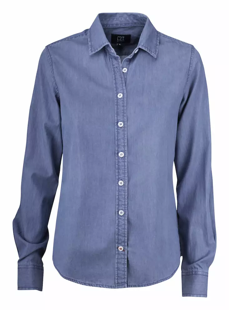 C&B Ellensburg Denim shirt Ladies, Denim - Cutter & Buck Vaatteet - 352405-581 - 1