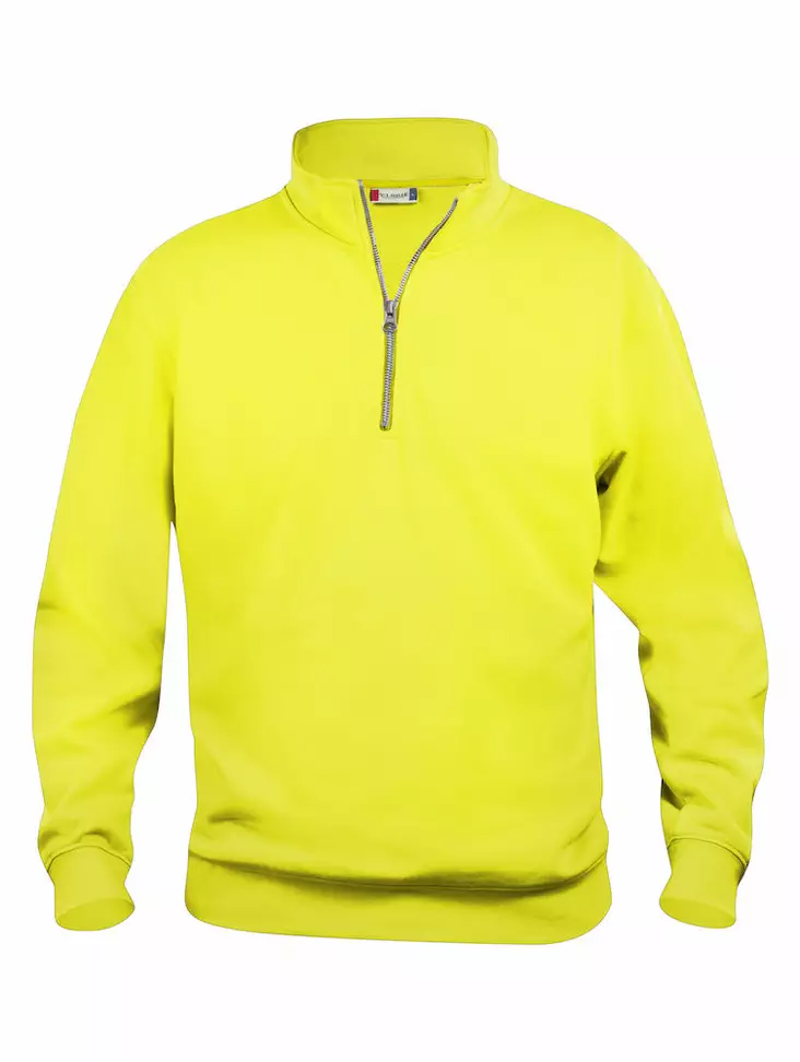 Clique Basic Half Zip, Huomioväri keltai - Clique Vaatteet - 021033-11 - 1