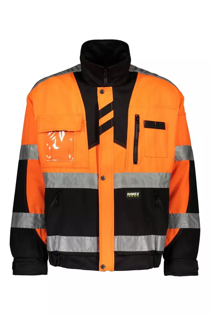 Dimex 60191 Turva Työtakki oranssi/musta - Dimex Huomiotakit - 60191 - 1