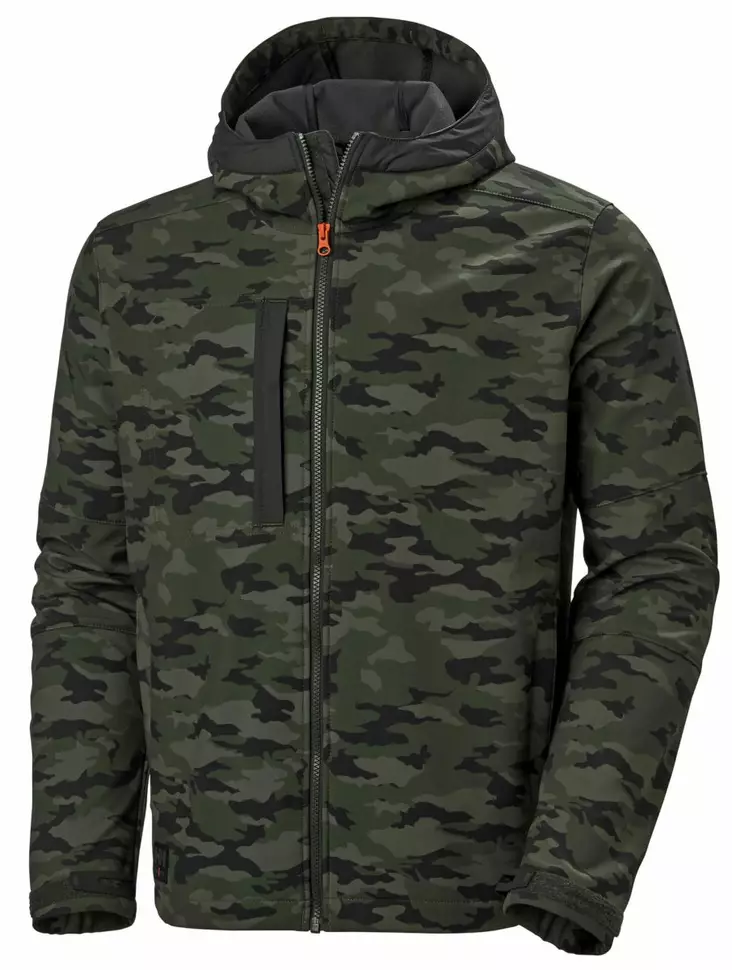 HH Kensington Hooded Softshell, Camo - Helly Hansen Työtakit - 74230-481 - 1