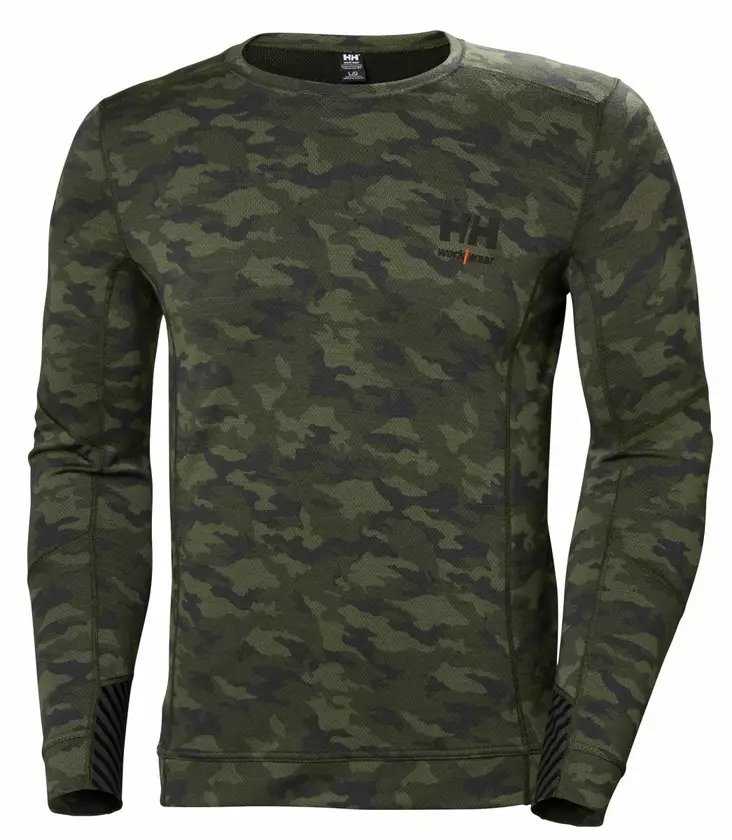 HH Lifa Merino Crewneck, Camo - Helly Hansen Asusteet ja Tarvikkeet - 75106-481 - 1