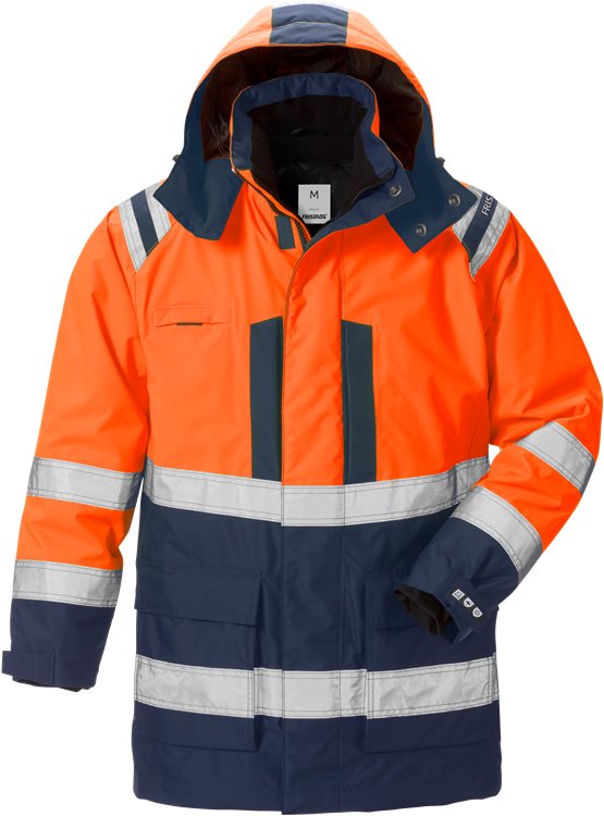 HV 3-in-1 parka LK3, 4036 GTT, Oranssi/T - Fristads Huomiotakit - 119628-271 - 1