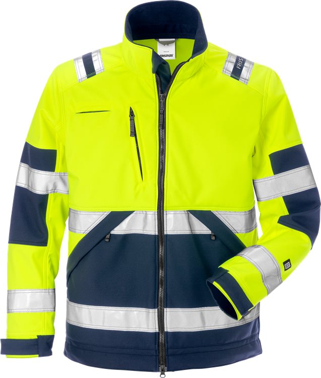 HV softshell takki LK2 4083 WYH, Keltain - Fristads Huomiotakit - 125024-171 - 1