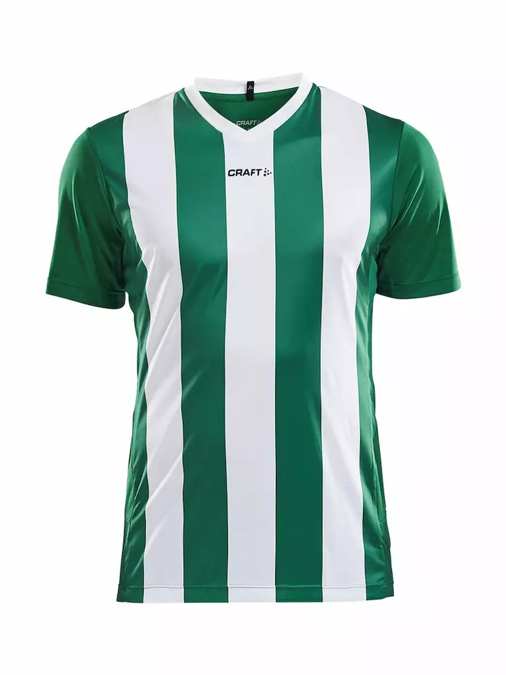 PROGRESS Jersey Stripe Men, TEAM GREEN/W - Craft Vaatteet - 1905562-1651 - 1