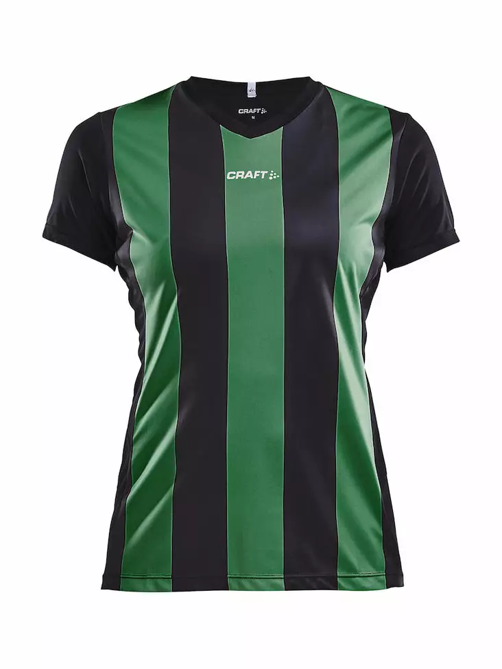 PROGRESS Jersey Stripe WMN, Black/Team G - Craft Vaatteet - 1905568-9651 - 1