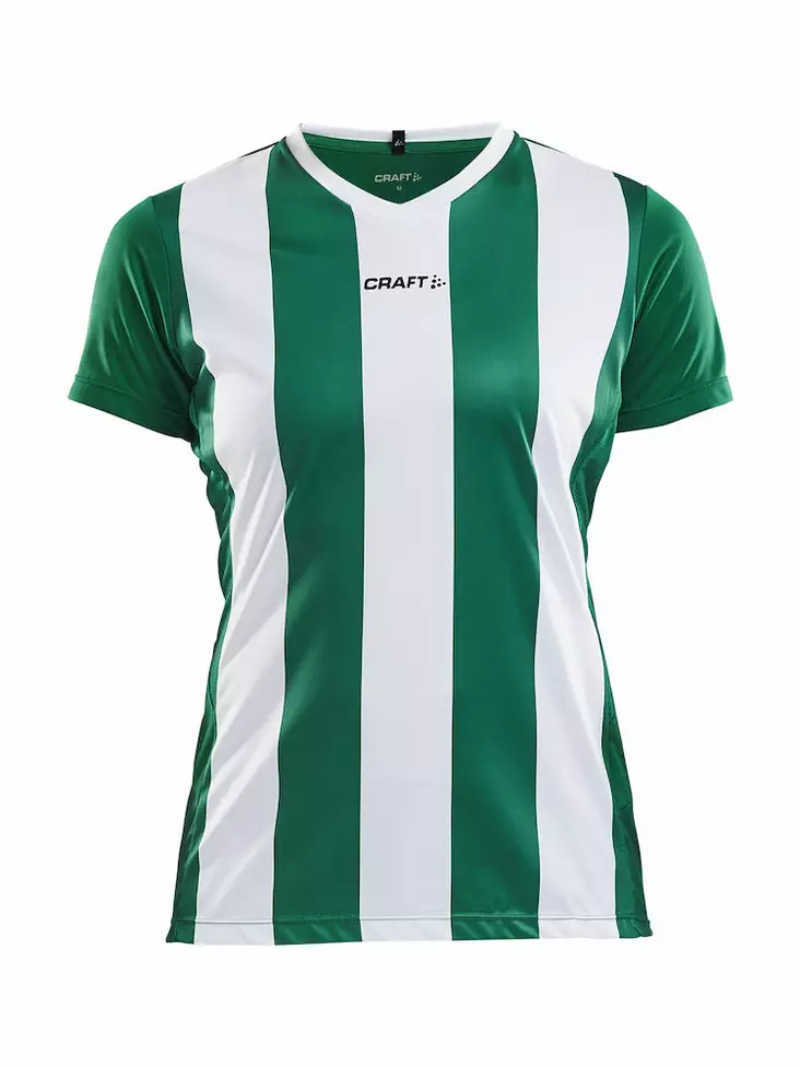 PROGRESS Jersey Stripe WMN, TEAM GREEN/W - Craft Vaatteet - 1905568-1651 - 1