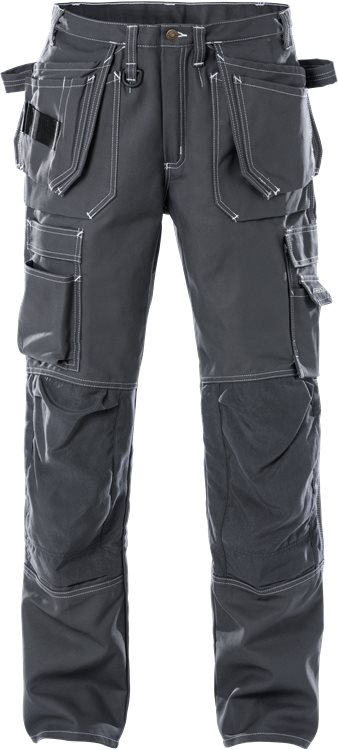 Rakentajan housut 265K FAS, T.Harmaa - Fristads Työhousut - 100286-941 - 1