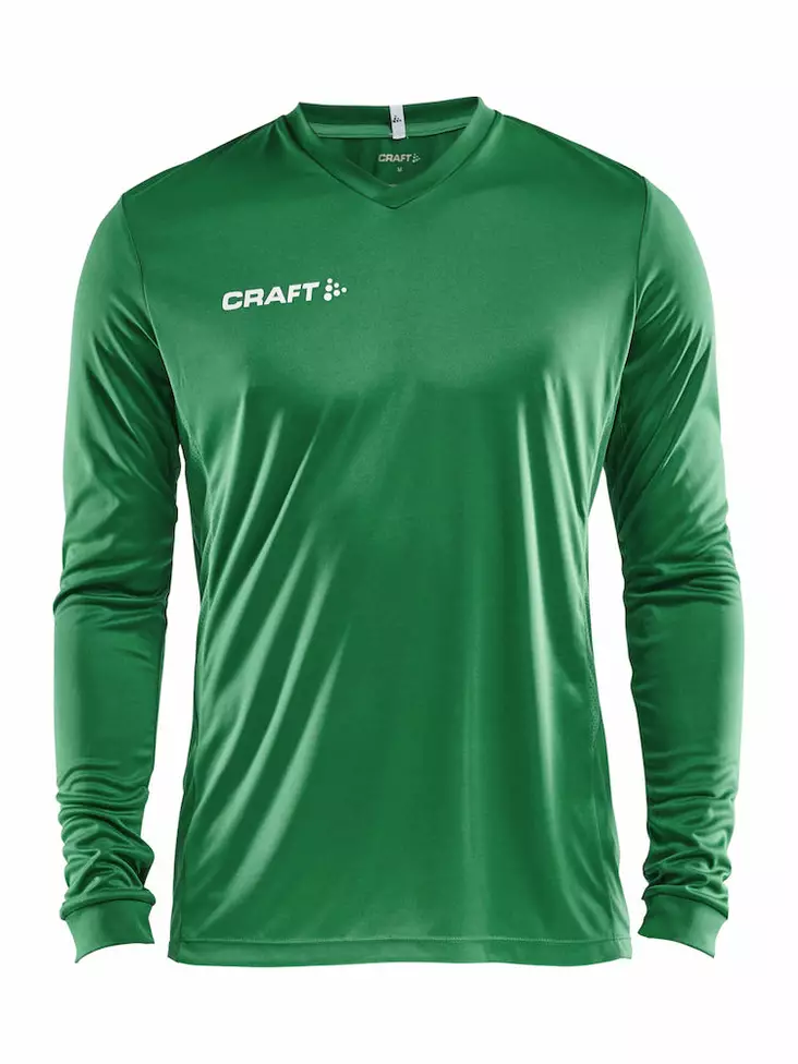 Squad Jersey Solid LS M, Team Green - Craft Vaatteet - 1906884-1651 - 1