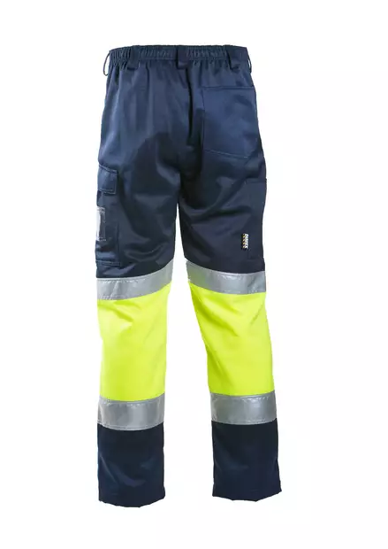 Dimex 6032 Turvatyöhousut hv-keltainen/sininen - Dimex Huomiohousut - 6032 - 2