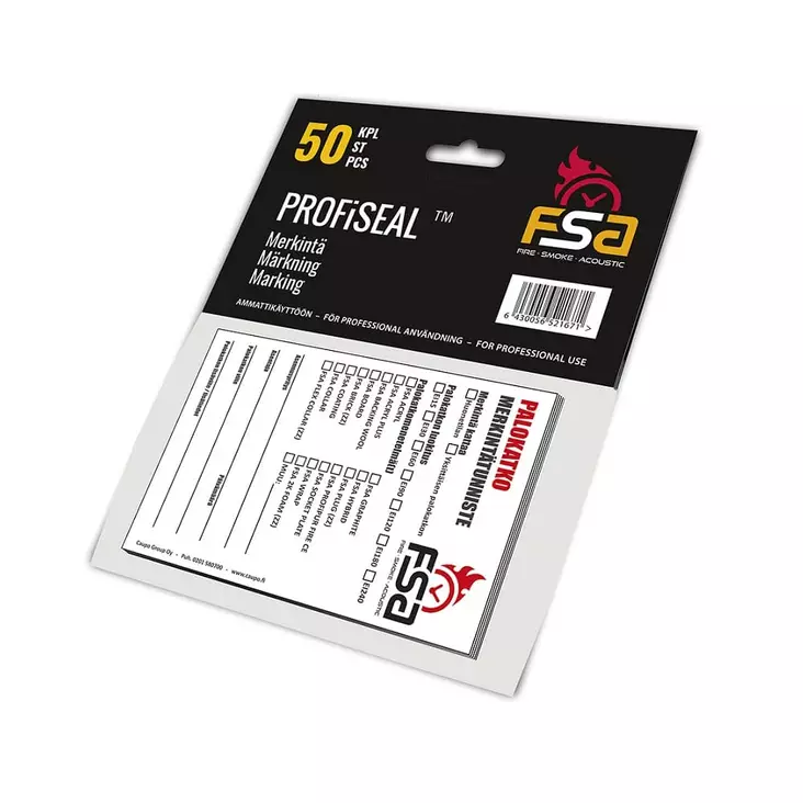 CG PROFiSEAL® – FSA MARKING palokatkotarra 50 kpl/pss - CG Professional - CG562 - 1