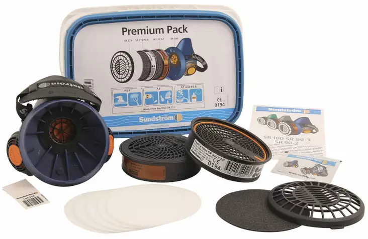 Sundström SR 100 Premium Pack M/L - Sundström hengityksensuojaimet - H05-0002 - 1
