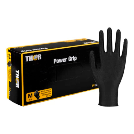 Thor Power Grip -nitriilikäsine - Kertakäyttökäsineet - 199991012 - 1