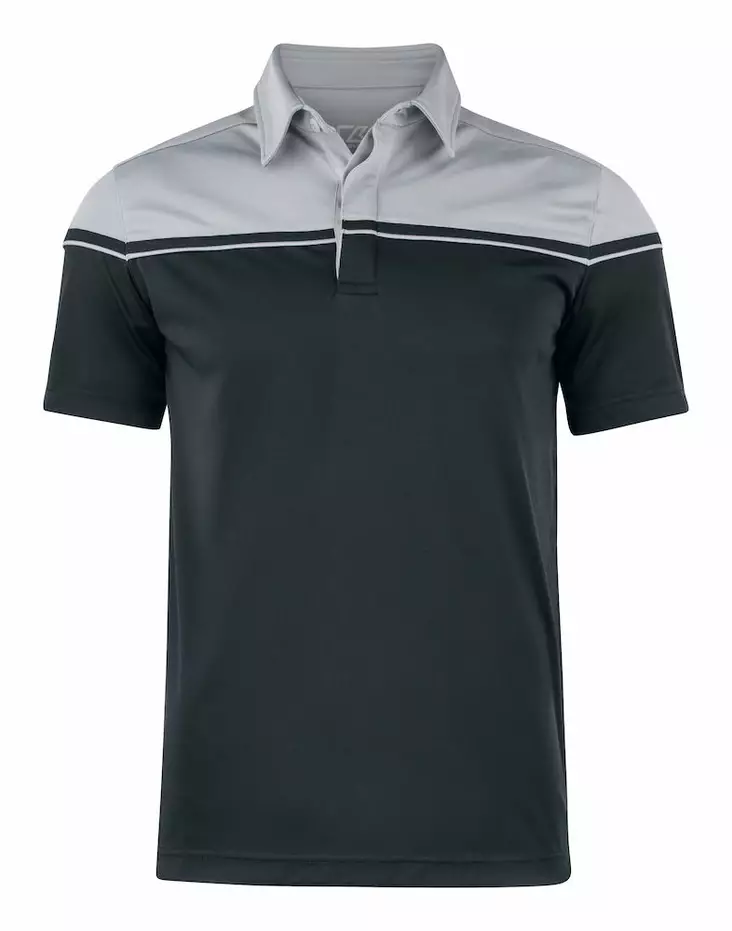C&B Seabeck Polo Men, Black/Light Grey - Cutter & Buck Vaatteet - 354428-9993 - 1