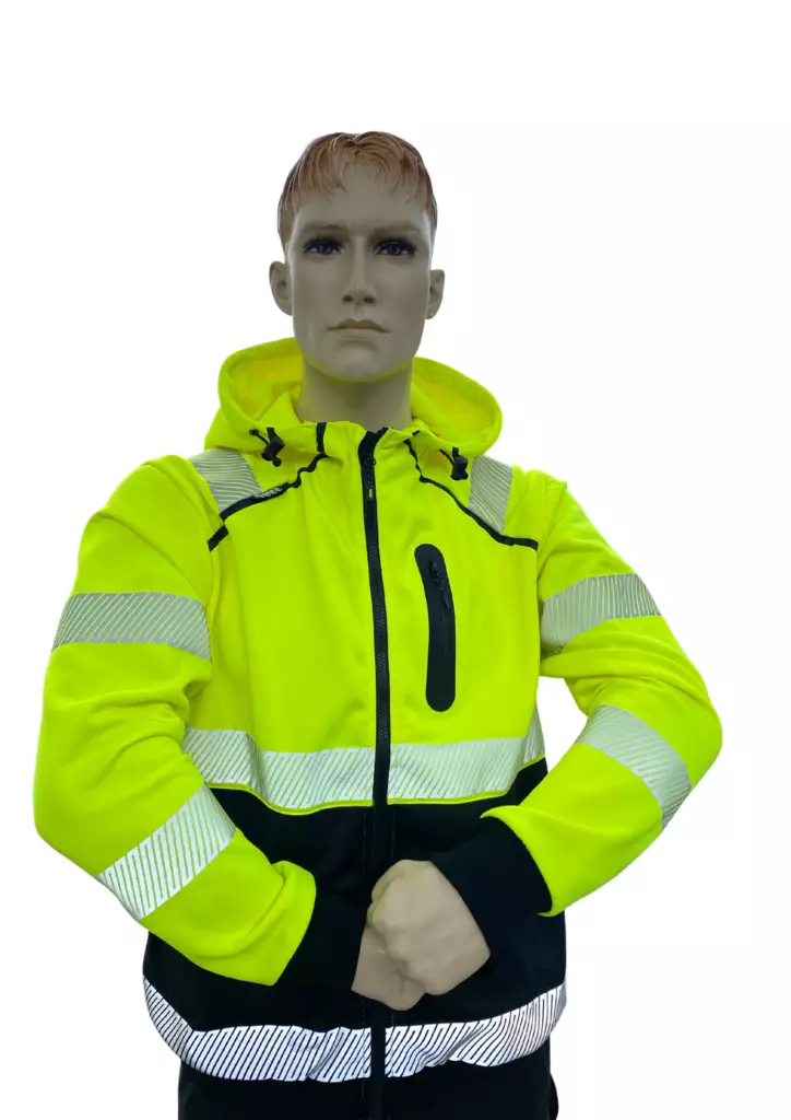 Dimex 4423 Turvahuppari, keltainen/musta - Dimex Huomiopaidat - D4423 - 1