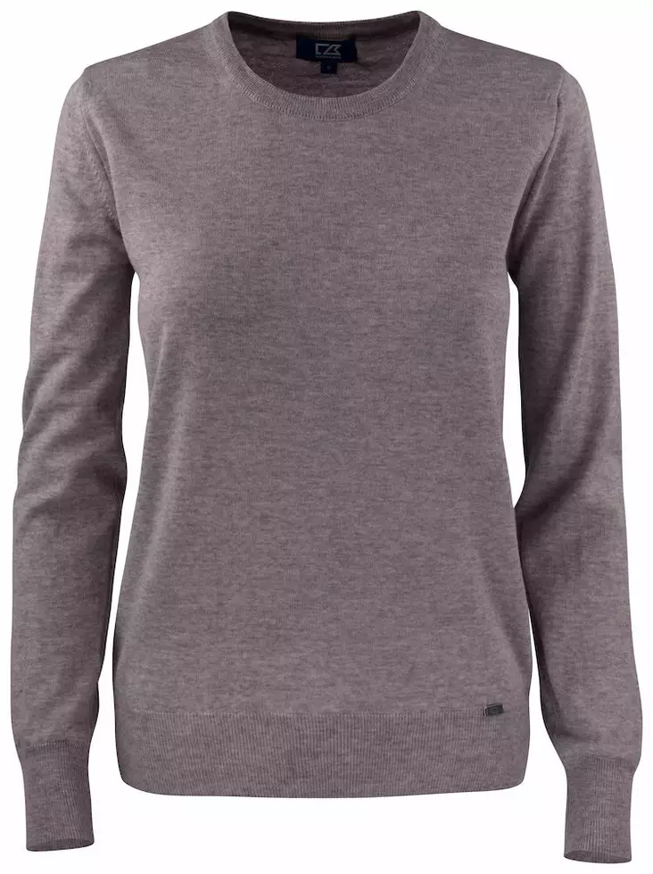 C&B Kennewick Crewneck Ladies, Nougat Me - Cutter & Buck Vaatteet - 355407-834 - 1