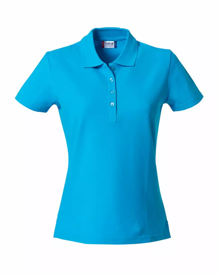 Clique Basic Polo Ladies, turkoosi - Clique Vaatteet - 028231-54 - 1