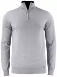 C&B Everett HZ Sweater, Grey Melange - Cutter & Buck Vaatteet - 355420-95 - 1
