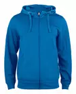 Clique Basic Active Hoody Full Zip, kesk - Clique Vaatteet - 021014-55 - 1