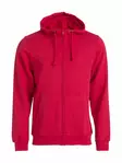 Clique Basic Hoody Full zip, punainen - Clique Vaatteet - 021034-35 - 1
