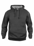 Clique Basic Hoody, antracit melange - Clique Vaatteet - 021031-955 - 1