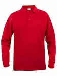 Clique Basic Polo L/S Junior, punainen - Clique Vaatteet - 028233-35 - 1