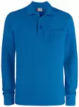 Clique Basic Polo LS Pocket, keskisinine - Clique Vaatteet - 028235-55 - 1