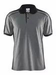 Noble Polo Pique Shirt M, Dk Grey Melang - Craft Vaatteet - 1905075-2975 - 1
