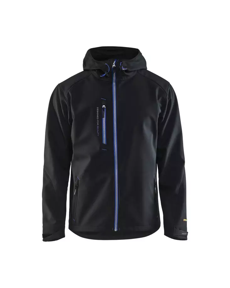Blåkläder Softshelltakki Musta/Keskisini - Blåkläder Työvaatteet - 494925179985 - 1