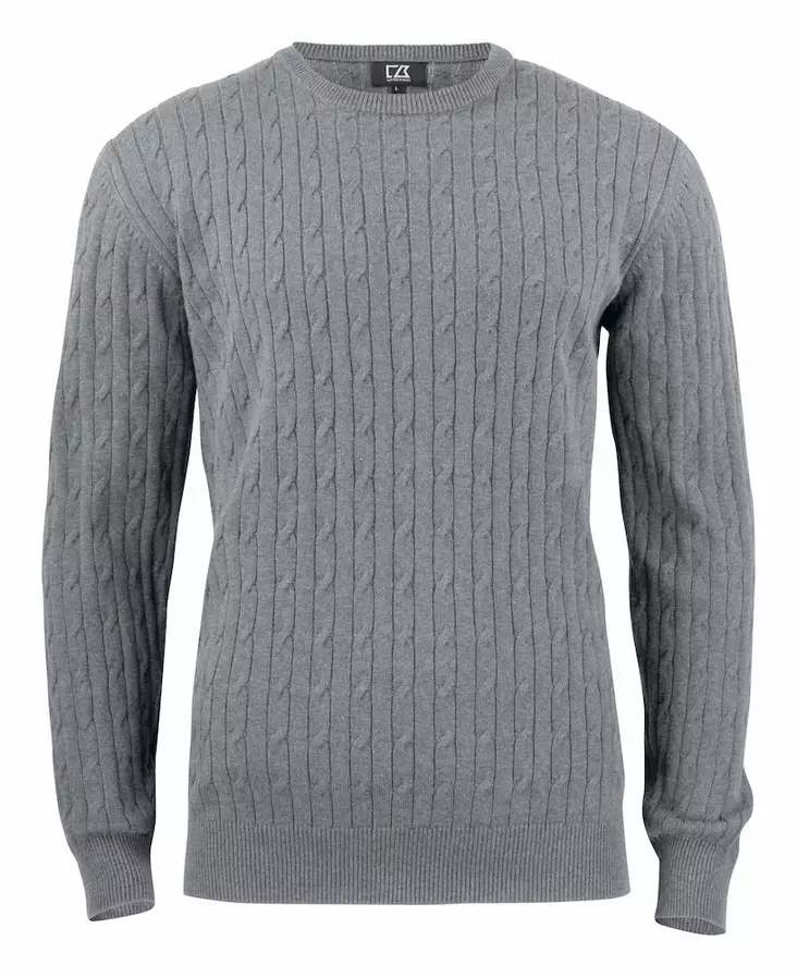 C&B Blakely Knitted Sweater Men's, Melee - Cutter & Buck Vaatteet - 355402-95 - 1