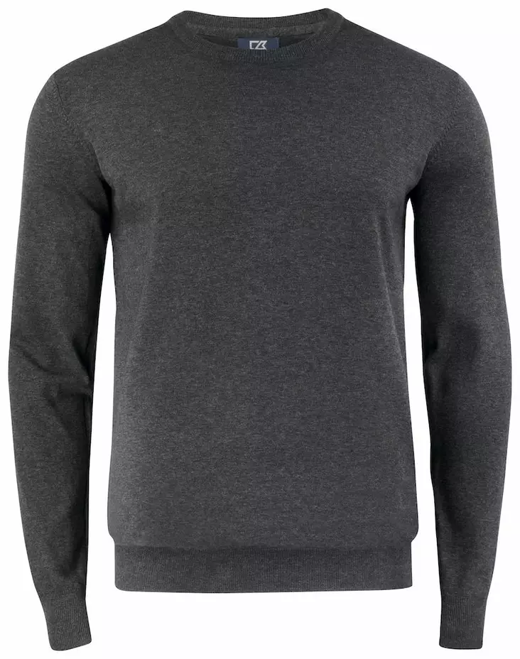 C&B Oakville Crewneck Men, Anthracite me - Cutter & Buck Vaatteet - 355416-955 - 1