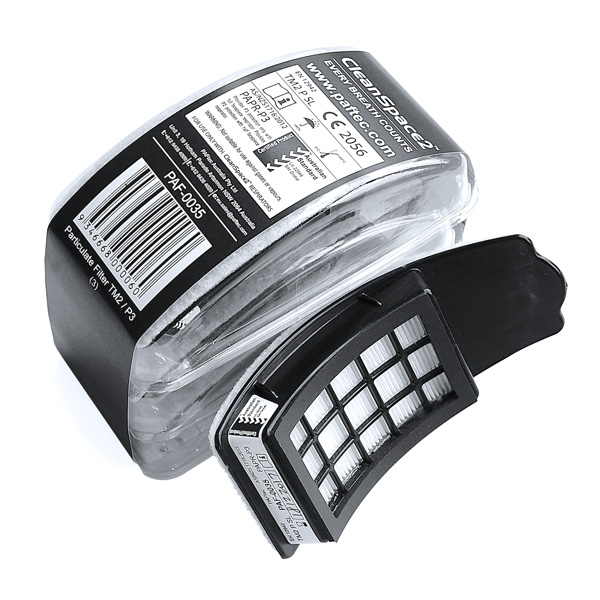 CleanSpace Hiukkass. P3 HEPA, 3 kpl/pkt - CleanSpace hengityksensuojaimet - PAF-0035 - 1